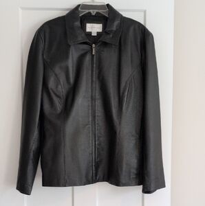 Worthington Women's Black Leather Jacket